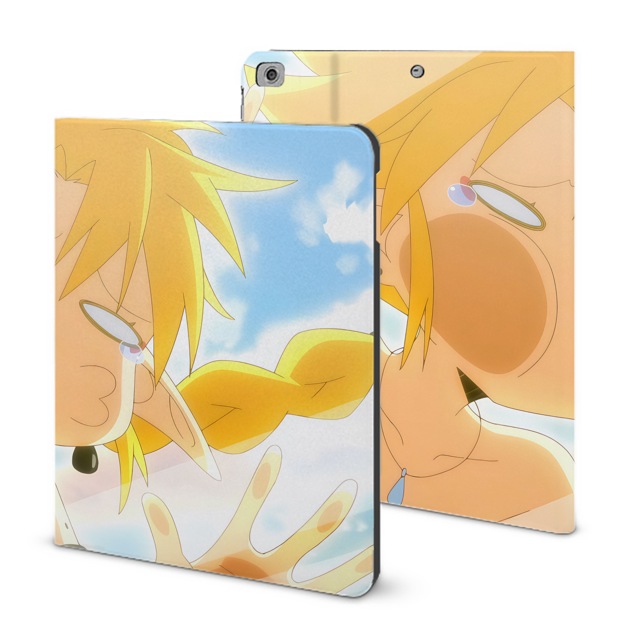 （画像用） 転スラ Regarding Reincarnated to Slime IPad ケース ブック型 PUレザー TPU 耐衝撃 軽量 薄型 ペン収納なし 全面保護 IPad 各モデル対応